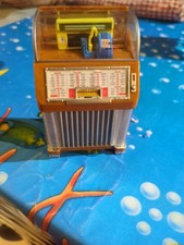 JUKEBOX MINIATURE COLLECTIBLE REPLICA SEEBURG M100C 1952 LIGHTS AND PLAYS HALEY