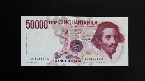 50000 lire bernini tipo - lire, 1