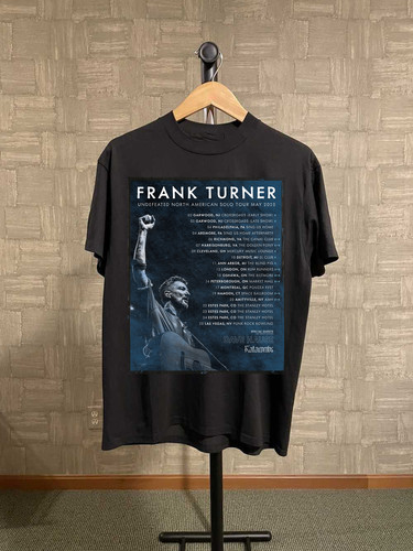Maglietta frank turner tour - turner,