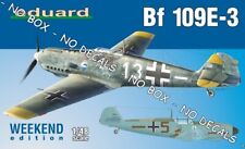MESSERSCHMITT BF 109E-3 109 E "EMIL" 1/48 EDUARD - NO BOX - NO DECALS