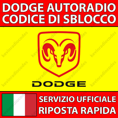 Dodge radio codice di - radio,