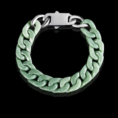 Bracciale cordino giada