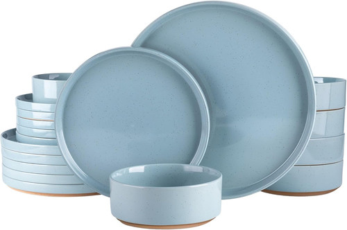 Set posate ceramica blu - posate,