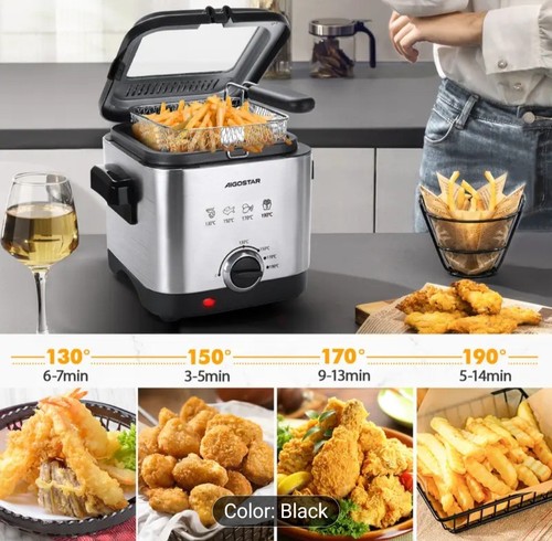 Friggitrice elettrica aigostar - friggitrice,