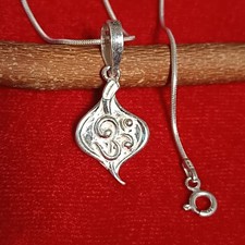 Spiritual Om Collana Argento
