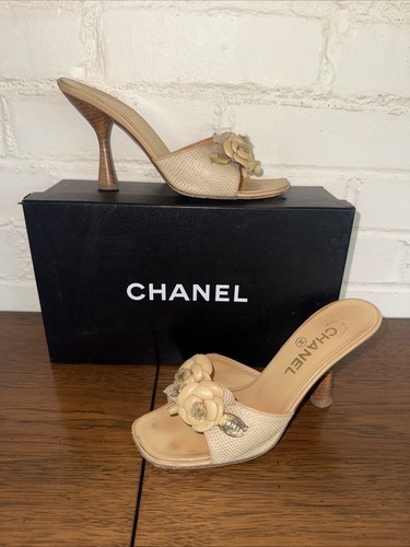 Sandali chanel y2k camelia - sandali,