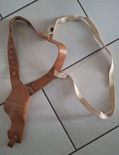Fondina in cuoio ascellare professionale colore marrone per Beretta 92/98