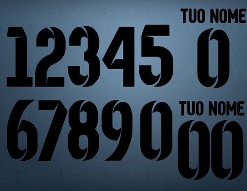 Numeri per maglia calcio - per,