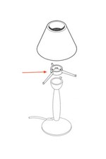 FLOS Miss Sissi Ricambio supporto Diffusore 