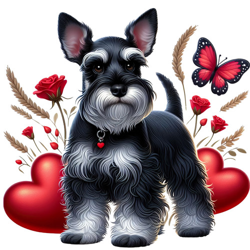 Adesivo auto schnauzer - adesivo,