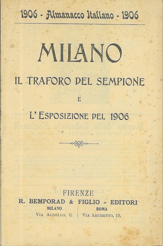 Milano almanacco italiano - milano.,