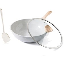 wok, pentola in ceramica