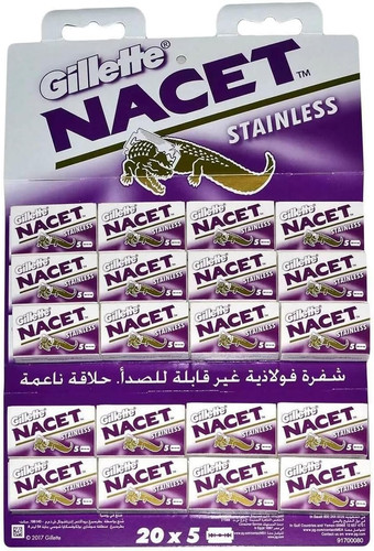 100 lamette barba nacet - 100,