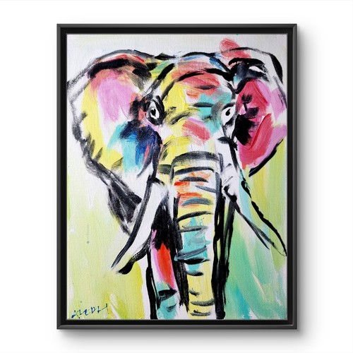 Aleph elefante originale 14x11 - aleph,