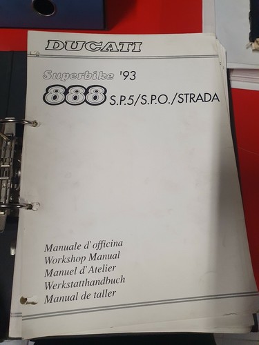 Manuale officina ducati 888 - manuale,