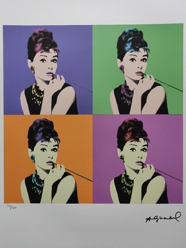 Litografia firmata andy warhol - litografia,