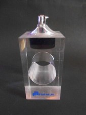 FIAT ALLIS ACCENDINO DA TAVOLO CON BASE IN PLESSIGLASS-NON TESTATO