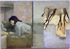 Dipinto A Olio Donna Che Legge