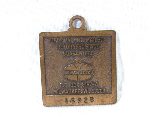 Portachiavi vintage 1976 amoco - vintage,