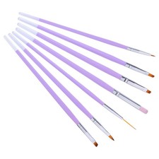  7 Pcs Pennello Unghie Sottile