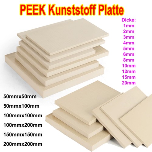 Piastra peek spessore - piastra,