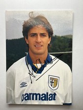 Autografo ALBERTO DI CHIARA-AC Parma anni 90-7 Tappi ITALIA-Ex-Fiorentina-AK