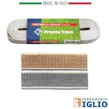 Cintino Corda per Tapparelle Avvolgibile Persiana in Cotone 22mm 5,5MT Bicolore