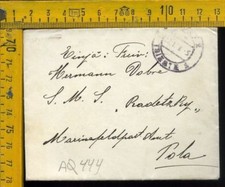 WW1 Prima Guerra Posta Militare franchigia Austria Trieste Pola aq 444