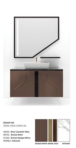 Mobile bagno marrone - , arredo