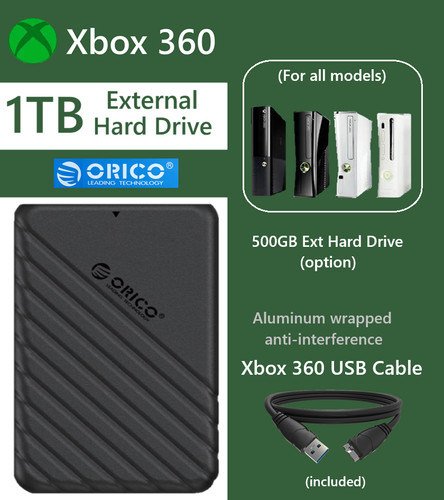 Xbox 360 1tb 500gb - 1tb, opzione