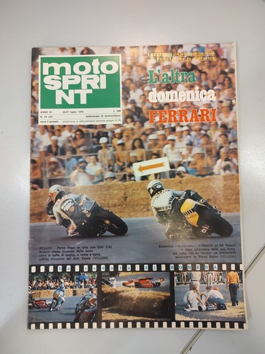 Moto sprint anno - moto, 1978