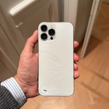 Apple iPhone 13 Pro Max - 256GB - Argento (Sbloccato) retro venato ma integro