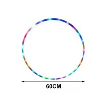 HULA HOOP LED PER GIOCOLERIA MANIPOLAZIONE O  PER BIMBI -  60 CM DIAMETRO