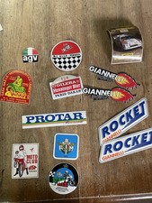 Lotto adesivi vintage moto - adesivi,