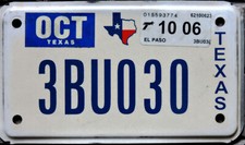 Targa originale usa moto - targa, stato