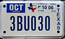 TARGA Originale USA MOTO Stato TEXAS "bandiera" americana chopper raduno harley 