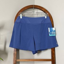 Pantaloncini sportivi Coolibar MEDIUM blu Grande Slam tennis sottaceto palla 10208 NUOVI