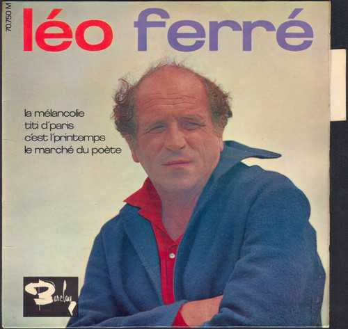 Leo ferre très - rare, 45t