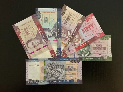 Liberia set 50 100 - 5,