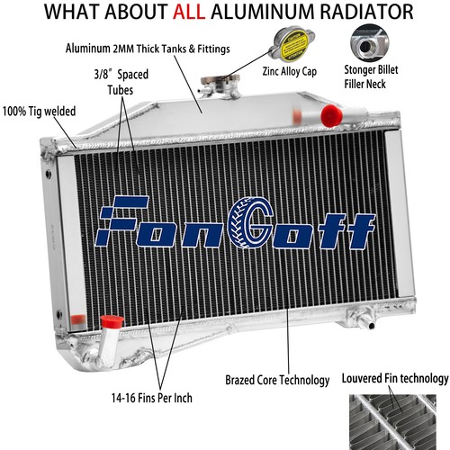 Aluminum row radiator - aluminum,