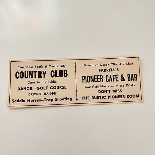Pubblicità country club - country,