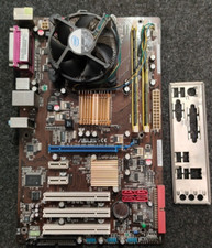 ASUS P5QL SE + INTEL E8400 + 4GB RAM + NVIDIA 9600GT 1GB FUNZIONANTE