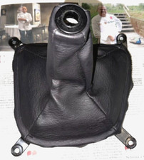 1501400 CUFFIA IN PELLE NERA DEL CAMBIO MANUALE @ MITSUBISHI ECLIPSE II GS 2.0