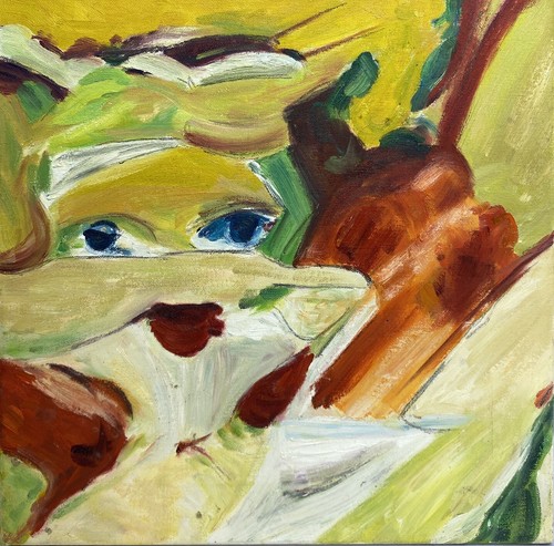 Dipinto olio tela astratto - tela,
