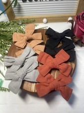 8 fiocchi per capelli bambina