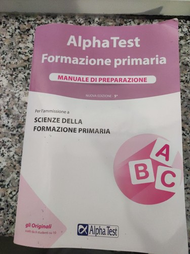 Alpha test formazione - formazione, primaria