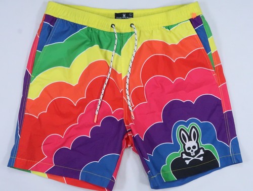 125 psycho bunny rainbow neon - bunny,