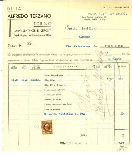 1938 torino ditta alfredo - torino,