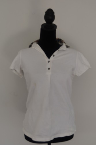 Polo burberry brit bianca - burberry,