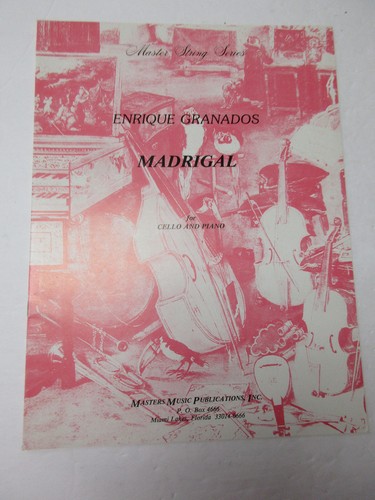 Enrique granados madrigal - granados,